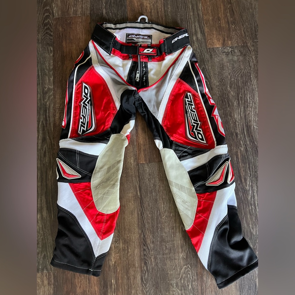 O'Neill Kids Racing Pants - Red and Black
